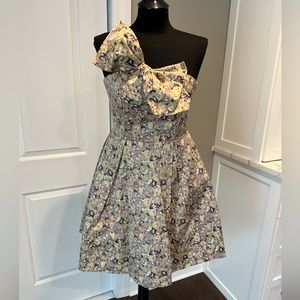 Kate Young Mini Bow Strapless Dress - NWT Size 6